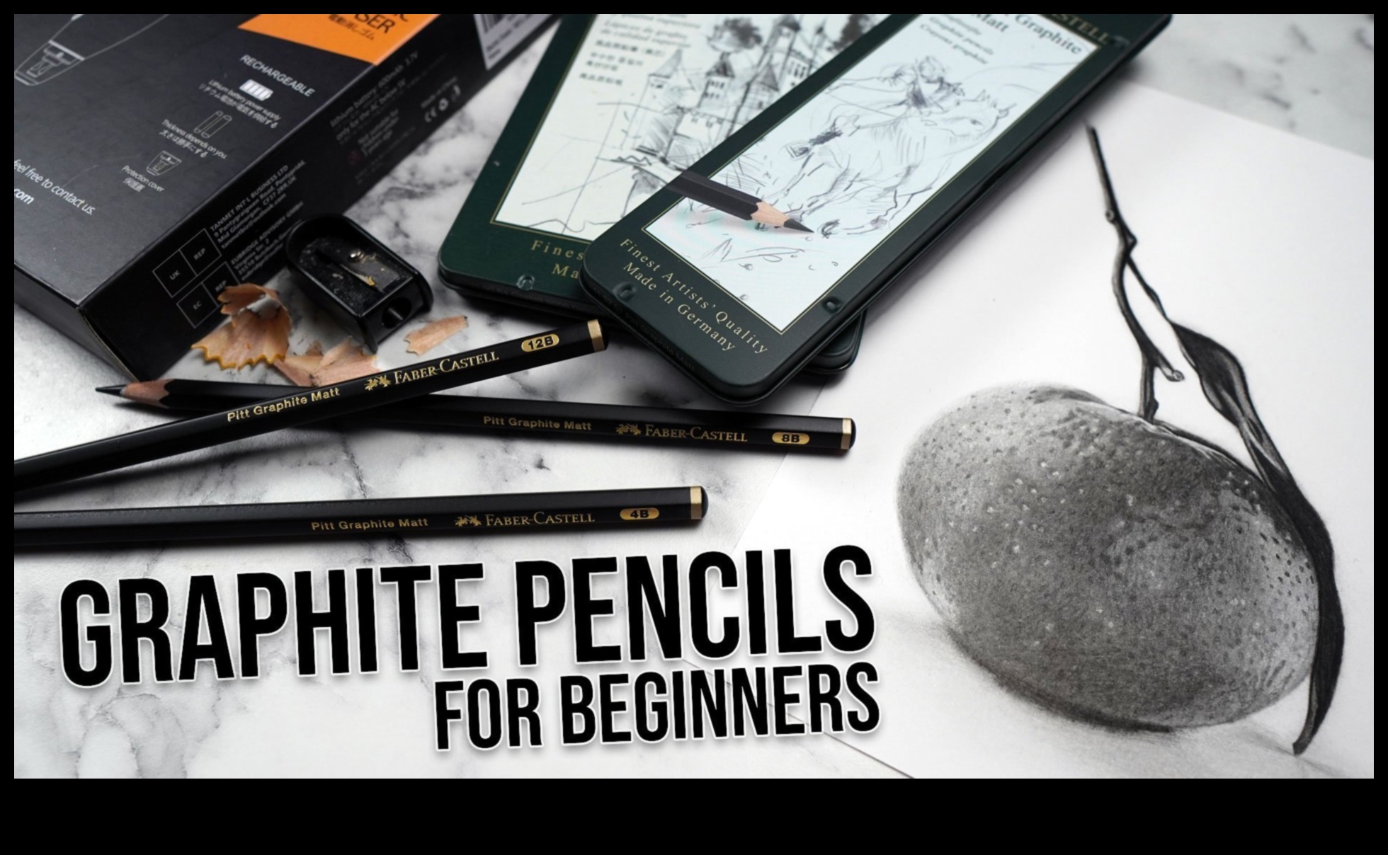 Οδηγός για αρχάριους σχεδίασης με μολύβι γραφίτη 3 Γραφίτης και φως: Τεχνικές για τη δημιουργία φωτεινότητας στην τέχνη με μολύβι