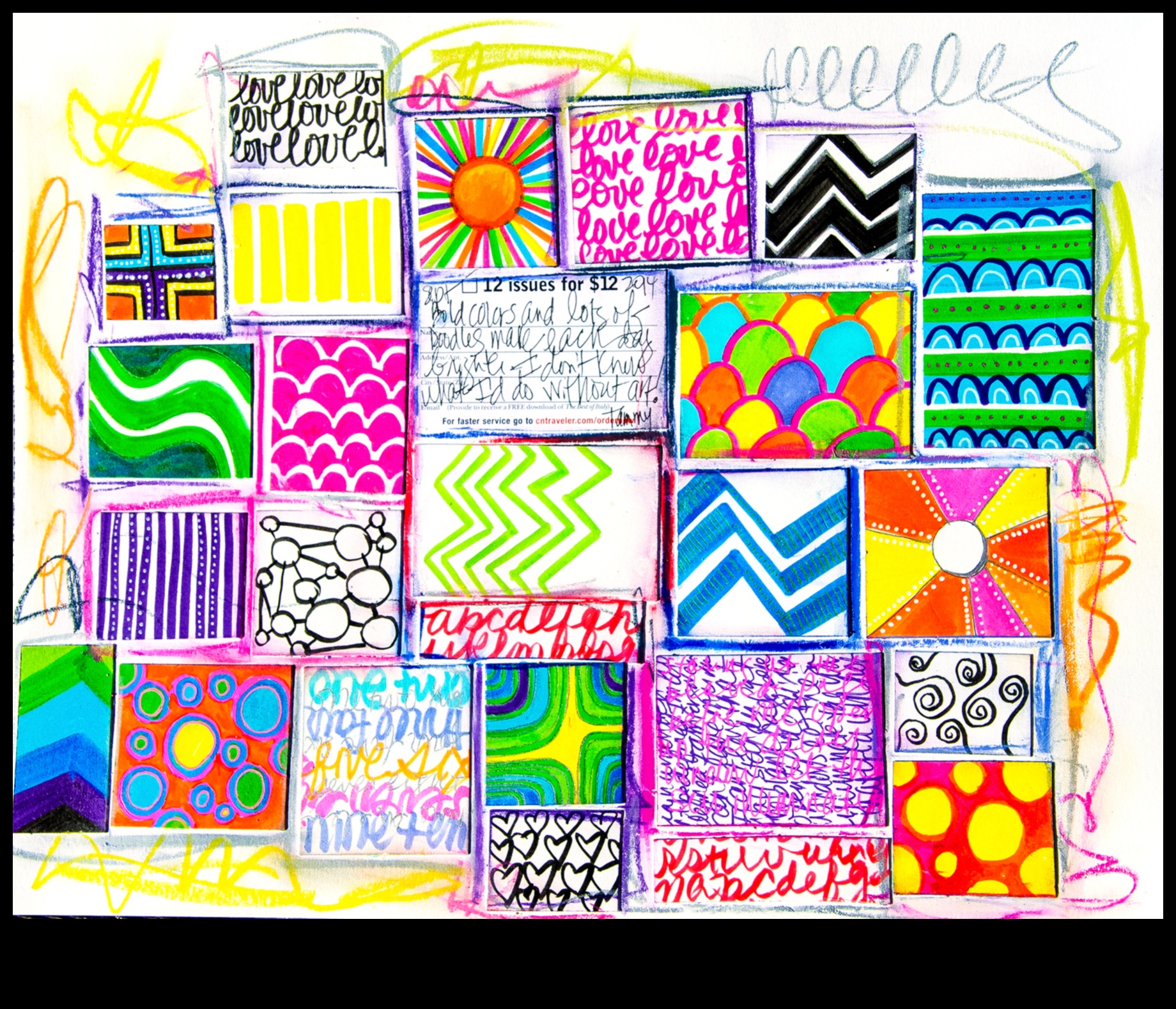 Εξερευνήστε τις ατελείωτες δυνατότητες των μοτίβων μαρκαδόρων 3 Εξερεύνηση μοτίβων μαρκαδόρων: Δημιουργία λεπτομερών και περίπλοκων σχεδίων