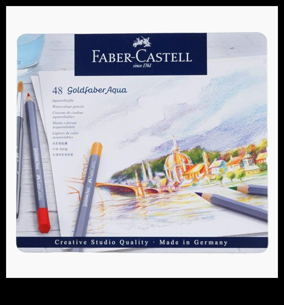 Μολύβια ακουαρέλας Ένα δημιουργικό μέσο 9 The Magic of Hues: Δημιουργία μαγευτικών σκηνών με μολύβια ακουαρέλας