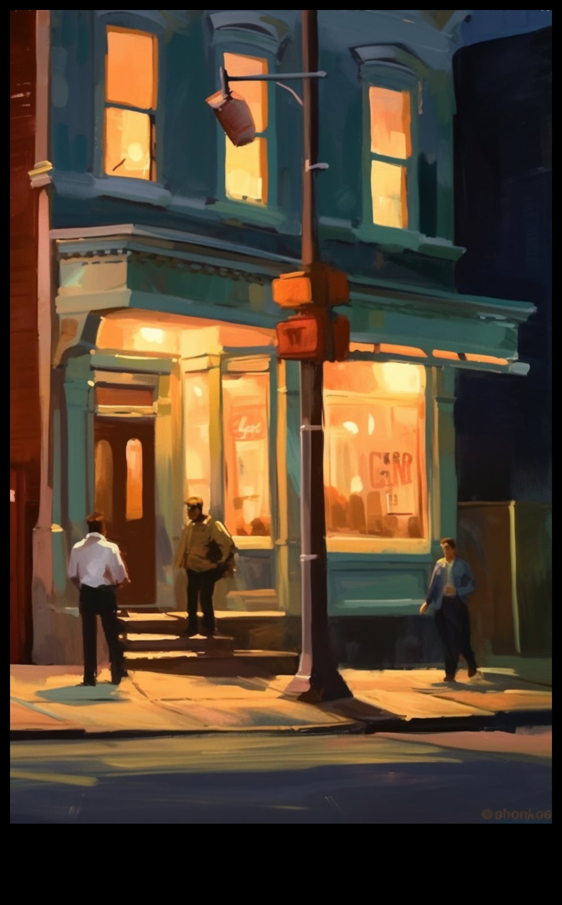 Δρόμοι και σκιές που παίζουν με το φως στα σχέδια της πόλης 3 Streets and Shadows: Playing with Light in City Drawings