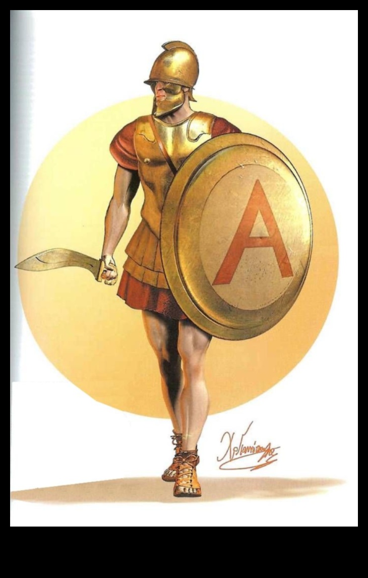 Hoplite Helmets and Shields: The Warrior's Regalia in Art