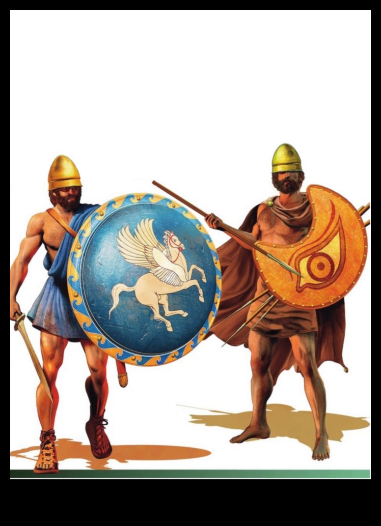 Hoplite Helmets and Shields: The Warrior's Regalia in Art