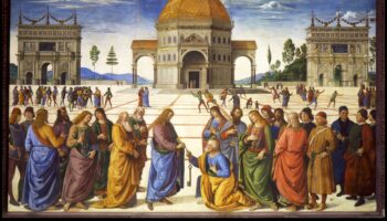 Epic Symmetry: Harmonizing Balance in Neoclassical Art Creation