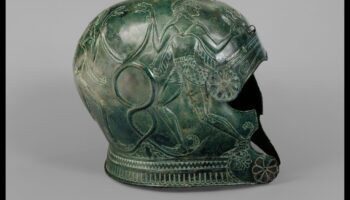 Hoplite Helmets and Shields: The Warrior's Regalia in Art